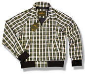View Item Ben Sherman Retro Golf Check Harrington Jacket Green 